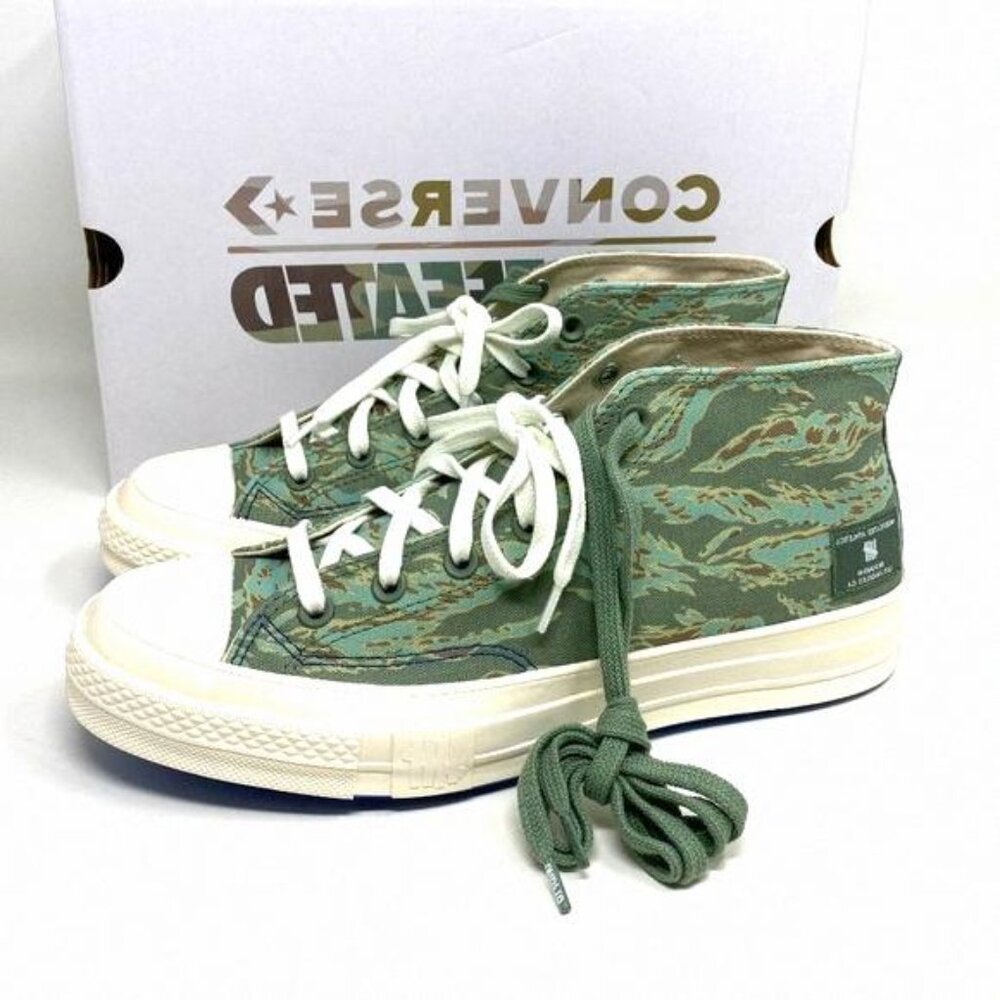 💖MEGA SALE💖Converse Men 172397C CHUCK 70 MID SEA Sneakers Green Fossil Spray